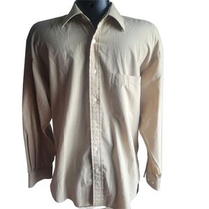 Christian Dior Mens Beige Long Sleeve Shirt